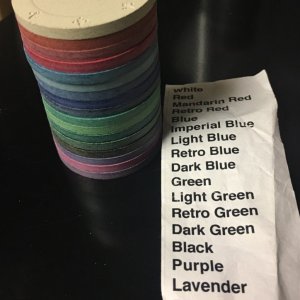 ASM PARTIAL color sample set