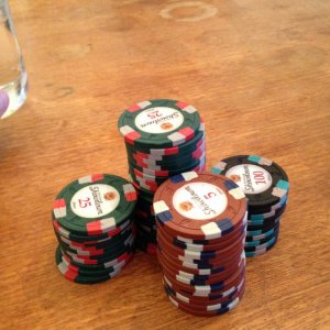 Showdown chips