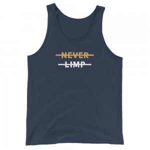 Never Limp Poker Tank Top By Max & Ace