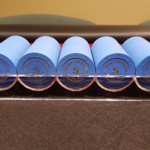 Rack of BCC Grand Cardroom (GCR) 5s