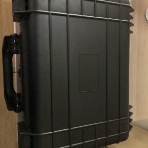 Black Water Resistant Case with Foam Insert - 470 x 357 x 176mm