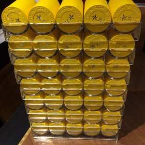 PCA Star Hot-stamped Quarters - 5 racks stacked