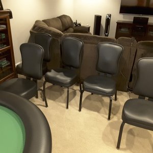 Custom Poker Table Felt - Broken Bell