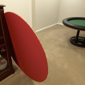 Custom Poker Table Felt - Broken Bell