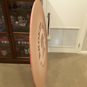 Custom Poker Table Felt - Broken Bell