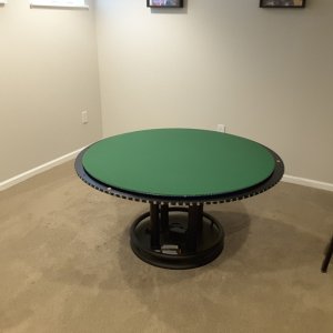 Custom Poker Table Felt - Broken Bell