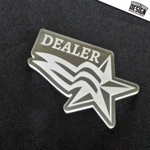President Casino on the Admiral - Custom Shaped Dealer Button