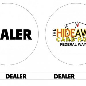 Hideaway Dealer Button