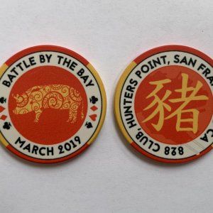 March 2019 Battle of the Bay 44mm Ceramic Chip (ABC Gifts)