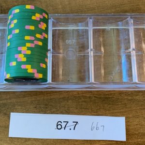 66.7 - but same size at 67.7