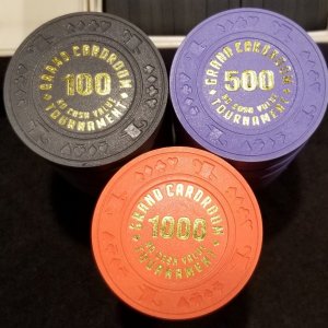 GCR Grand Cardroom 100s x 200 chips faces