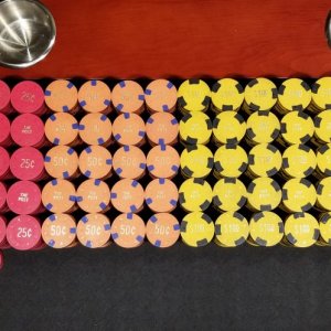 Top view of barrels