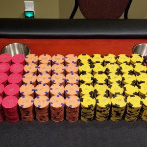 Front view of barrels