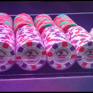 Paulson Treasure Island Casino (St Marteen, NA)  # $500 chips