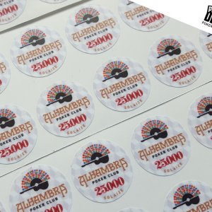 Custom Labels - Alhambra Poker Club