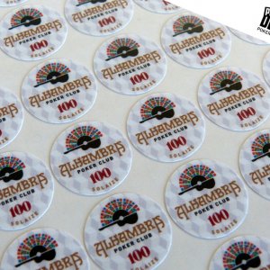 Custom Labels - Alhambra Poker Club