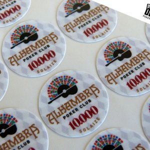 Custom Labels - Alhambra Poker Club