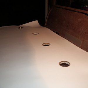 Cutting out the foam