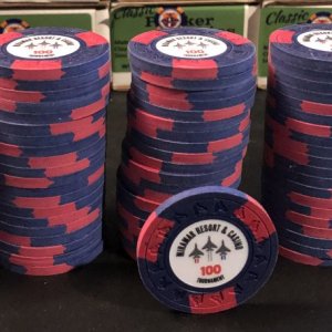 MIRAMAR 100 Tournament Chips