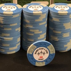 MIRAMAR 25 Tournament Chips