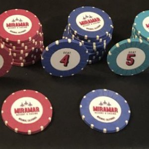 MIRAMAR Seating Chips