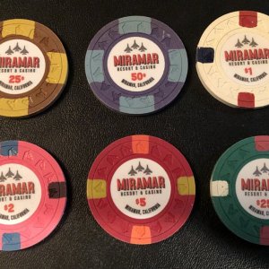 MIRAMAR Cash Set Chips