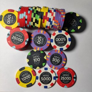 ARIA Tournament set All chips