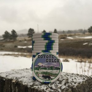 Coyote Gulch - snowy landscape