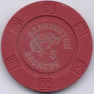 Barrington Broncos Lasered Faux Clay c Red 5.jpg