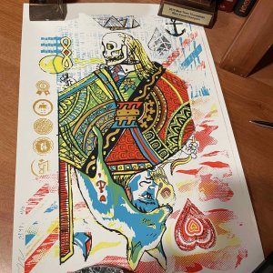 Poker Print hand made Mike Tan.jpg