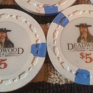 Deadwood $1 Error Chips