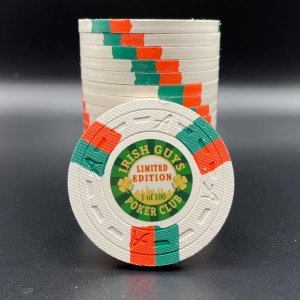 Irish Guys Poker Club Champ Chip Back