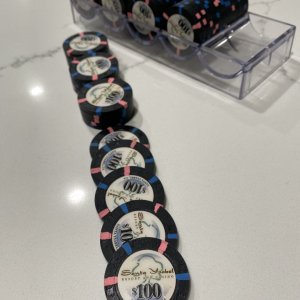 Original $100 Santa Ysabel Casino Chips