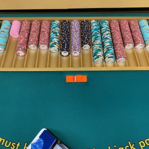 Casino rack full of Santa Ysabel Paulson chips.JPG