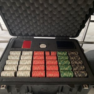 Custom CHIPCO poker set "Casino Barnett"