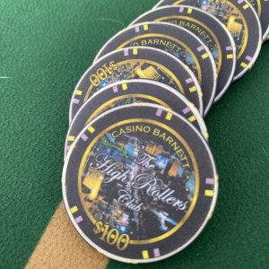 Custom CHIPCO poker set "Casino Barnett"