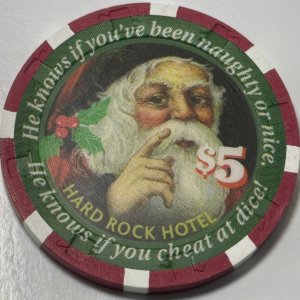 Hard Rock Christmas 2000 $5