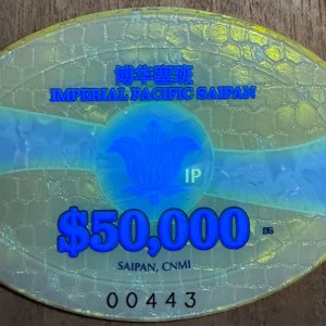 Imperial Pacific Saipan $50,000
