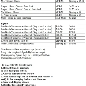 Price List Page 5