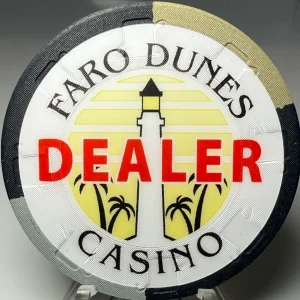 Faro Dunes Dealer Button