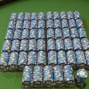 Paulson Blue Chip Casino 25 cent chips