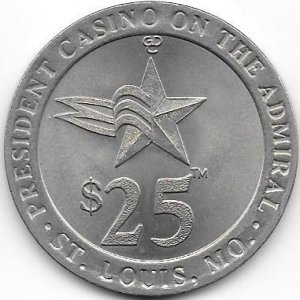 PCA $25 Token Front