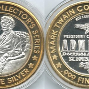 PCA SS Mark Twain Series Mark Twain Sitting In Chair