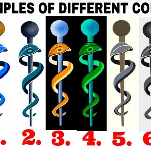 Ariel designs :mock ups for side B SILENT SERPENT