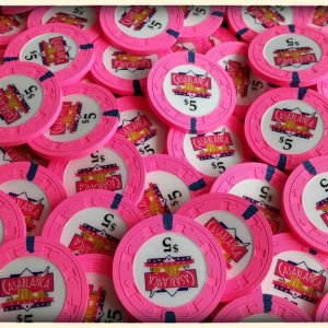 Paulson Casablanca Casino  $5 chips  #