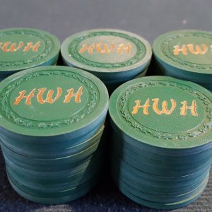 50 x HWH Flower mold chips