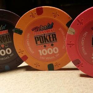 WSOP Tribute Poker Chips - WTOP chips