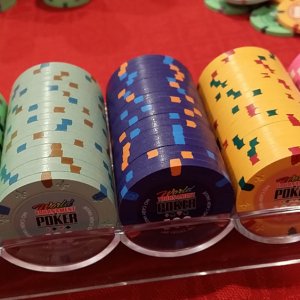 WSOP Tribute Poker Chips - WTOP chips