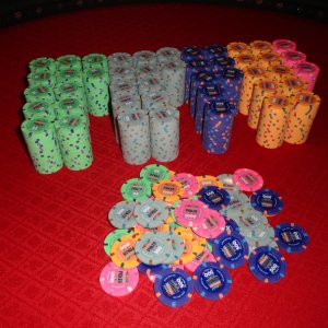 WSOP Tribute Poker Chips - WTOP chips