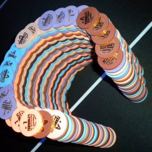 Paulson Terribles Casino Roulette chips ~ Horseshoe build
